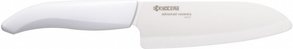 KYOCERA keramický profesionální nůžbílá čepel 14 cm/ bílá rukojeť FK-140WH-WH