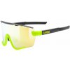 UVEX BRÝLE SPORTSTYLE 236 SET BLACK LIME MAT / MIRROR YELLOW (CAT. 2) + CLEAR (CAT. 0) Množ. Uni (r. 2022)