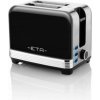 Hriankovač Eta Storio ETA916690020 930 W 7 stupňov opekania Čierny Retro