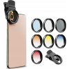 Apexel Filter Set 7v1 Apexel Filters Cpl filtr Nd32 Star Half Filter pro telefon / smartphone / Apl-52uv-7g