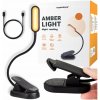 USB LAMPA NA ČÍTANIE KNÍH, NOČNÁ LAMPA S KLIPOM, ZDRAVÁ PRE OČI, 8 LED