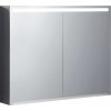 GEBERIT - Option Zrkadlová skrinka s osvetlením, 90x70x15 cm 500.583.00.1