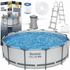 Bestway 56418 bazén SteelPRO MAX s kovovou konštrukciou 366 cm x 100 cm + čerpadlo + rebrík