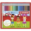 Pastelky STABILO color sada 24 ks v kovovom puzdre