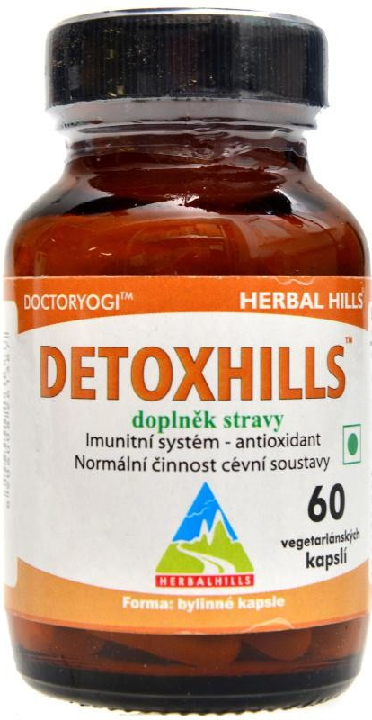 Herbal Hills Detoxhills Bylinné kapsule 60 kapsúl
