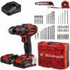 Einhell TE-CD 18/40 Li-i +64 Aku príklepová vŕtačka (40Nm/18V/2x2,0Ah) kufor 4513992