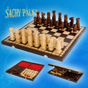 Drevené šachy Zámocké šachy malé od 82 € - Heureka.sk