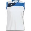Joma Dámsky dres CREW II WHITE-ROYAL SLEEVELESS WOMAN Veľkosť: XS