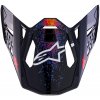 ALPINESTARS šilt pre prilby SUPERTECH S-M10 limitovaná edícia BLACK HOLE čierna/multicolor verzia ECE22.06 2026