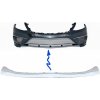 KITT Front Bumper Spoiler Lip Upper Plate Chrome suitable for MERCEDES Benz S-Class W222 (2013-up) S65 Design