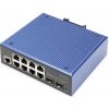 Digitus DN-651157 priemyselný ethernetový switch 8 + 2 porty 1 GBit/s; DN-651157