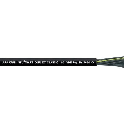 Lapp ÖLFLEX® CLASSIC 110 BK 1119914/500 riadiaci kábel 2 x 2.5 mm², 500 m, čierna