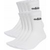 Ponožky Adidas Linear Cushioned Crew 10P - white/black - Biely (40-42)