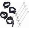 Kotviaca sada pre trampolíny Trampoline Anchor Set Exit Toys oceľová 4 kusy