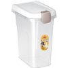 Stefanplast Pet food Container 33 × 22 × 41 cm 15 l biely/transparentný na 6 kg