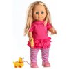 Teddies Sofinka s pejskem chodící a mluvící 42 cm