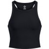Dámske funkčné tielko Under Armour MERIDIAN RIB CROP TANK W čierne 1384008-001 - M