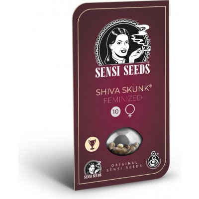 Sensi Seeds Shiva Skunk semena neobsahují THC 25 Ks