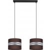 Belis | Luster na lanku CORAL 2xE27/60W/230V hnedá | BE0662