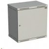 Nástenný rozvádzač Solarix SENSA 12U 400mm, plechové dvere, RAL 7035 SENSA-12U-64-21-G 83000084L