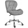 Velúrové kreslo Mark Adler sivej farby FUTURE 3.0 GREY VELUR, FUTURE 3.0 GREY VELUR SKL5