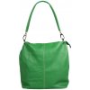 NovaKabelka.sk Fiora Verde Scura kožená talianska kabelka zelená