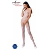 Passion BS076 white - Bodystocking Farba: Biela, Veľkosť: S/L