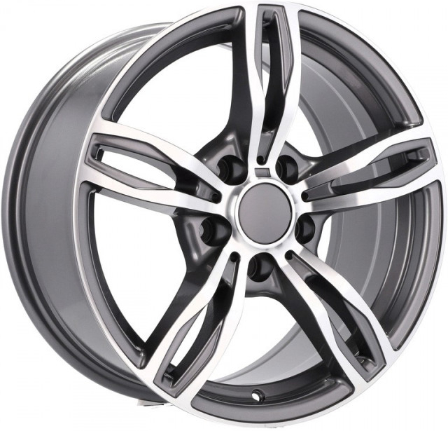 Racing Line E492 8X18 5X120 ET30 polished graphite