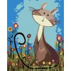 ZUTY Maľovanie podľa čísel - MAČIČKA A LÚČNE KVETY Rámovanie: bez rámu a bez vypnutia plátna, Rozmer: 80x100 cm
