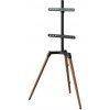 Hama podlahový TV stojan Real Wood, 400x400, drevo - HAMA 220873