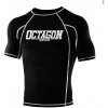 Rashguard - Octagon - Fight Wear - čierna/biela (Rashguard - Octagon - Fight Wear - čierna/biela)
