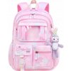 Livefy detský školský batoh Moon, ružový