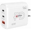 SKROSS USB A + C Power charger 65 W GaN US, Power Delivery, typ A DC57USA-PD65