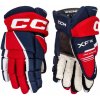Rukavice CCM Tacks XF 80 Sr Farba: navy modrá/červeno/biela, Veľkosť rukavice: 14