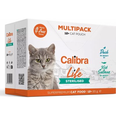 Calibra Life Cat Sterilised 12 x 85 g