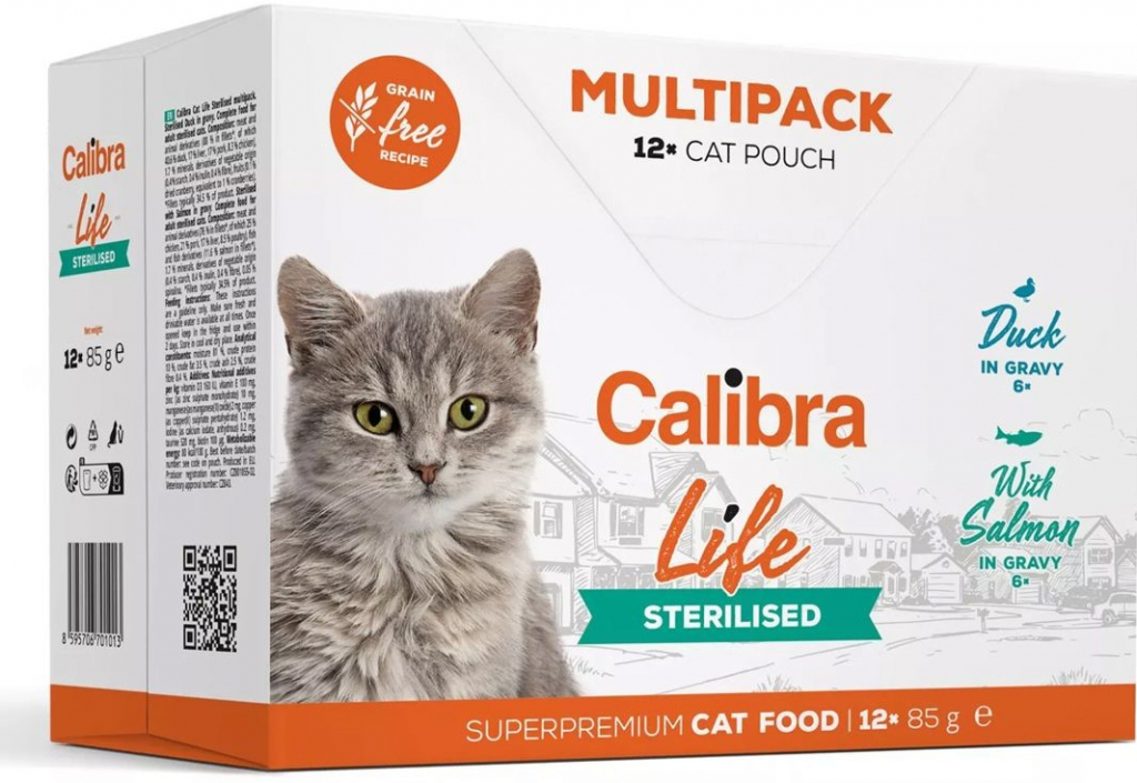 Calibra Life Cat Sterilised 12 x 85 g