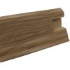 Döllken , Soklová podlahová lišta SLK50 W183 Dub montana 2,5 m, roh (vonkajšie), hnedá
