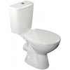 Aqualine Juan WC - WC kombi, zadný odpad, biela LC2154