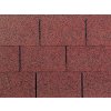 Asfaltový šindeľ Guttatec 4TAB červená – 3 m² v balení (21 ks šablon)