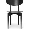 Ferm Living Jedálenská stolička Herman Wood – čierna