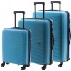 Cestovné kufre set 3ks Gladiator FLOW S,M,L 211 L tyrkysová