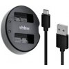 USB nabíječka pro Canon LP-E17 duální