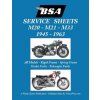 BSA M20, M21 and M33 'Service Sheets' 1945-1963 for All Rigid, Spring Frame, Girder and Telescopic Fork Models