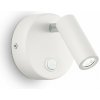 Ideal Lux 142586 LED nástenné bodové svietidlo Page 1x3W | 210lm | 3000K - biele
