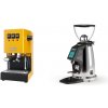Gaggia New Classic E24 BC, yellow + Rocket Espresso SPLUGA, chrome