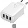 Baseus nabíjačka do siete Compact 3xUSB 17W biela 6932172606978