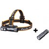 LED Čelovka Fenix HM71R+ Fenix E02R, USB nabíjateľná