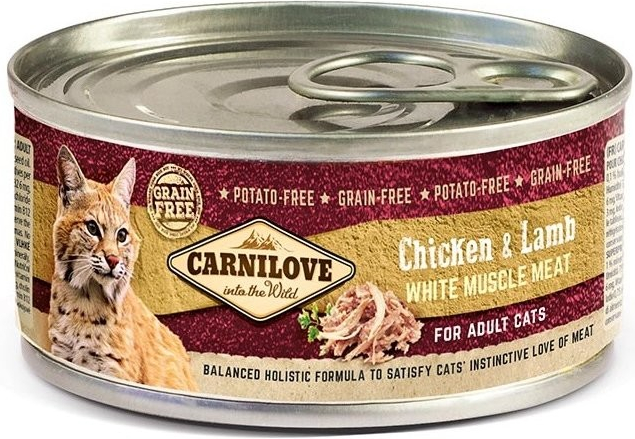 Carnilove Cat Mus Meat Chicken & Lamb 100 g