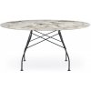 Jedálenský stôl GLOSSY XXL, viac variantov - Kartell Farba: Přírodní tundra / Černá