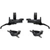 Shimano brzda kotúčová XT M8220 štvorpiestiková p+z komplet bez kotúčov a adaptéru, J-kit, v krabičke